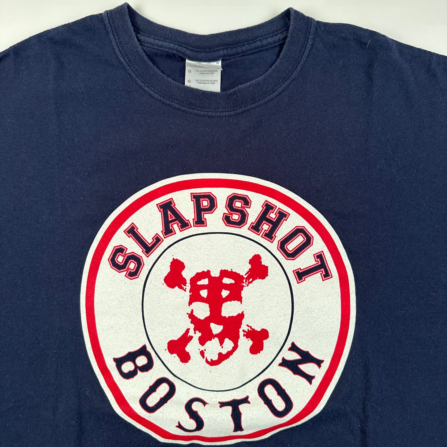 2000s Slapshot Shirt Large Boston