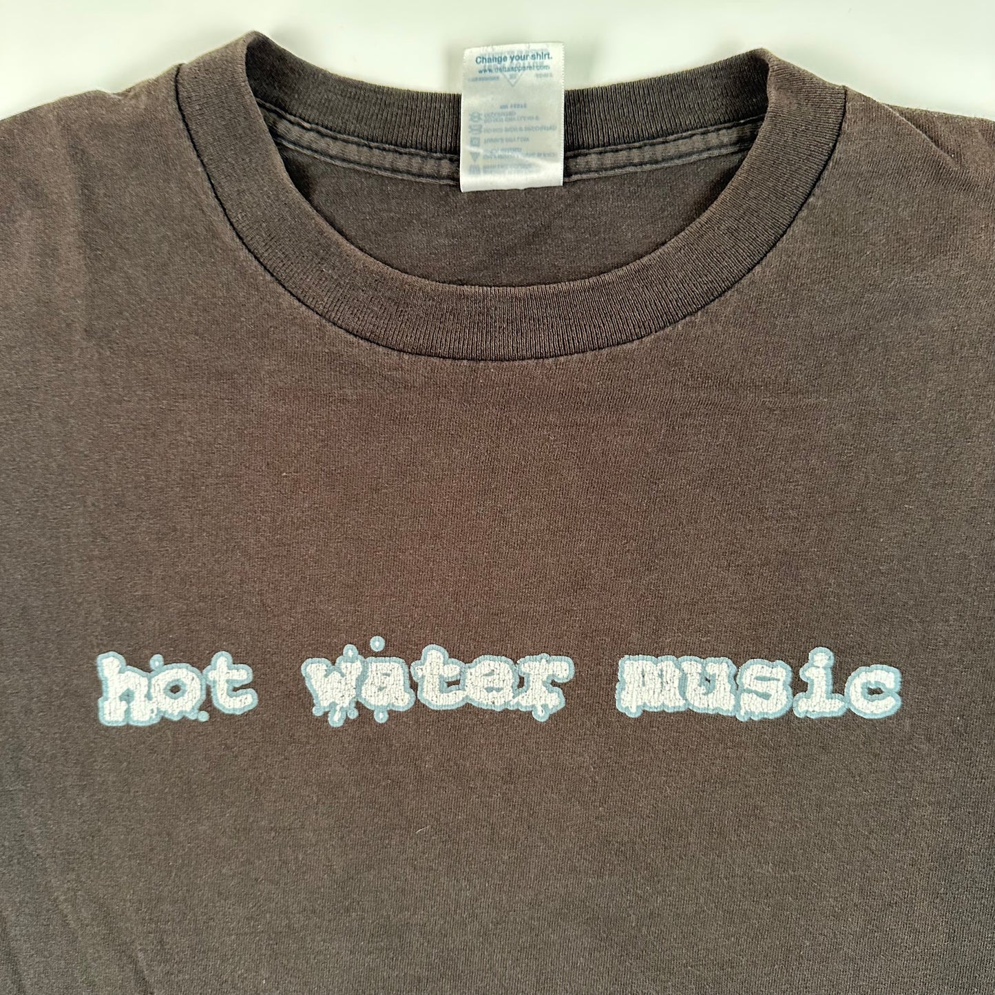 Vintage 2000s Hot Water Music Shirt XL Caution