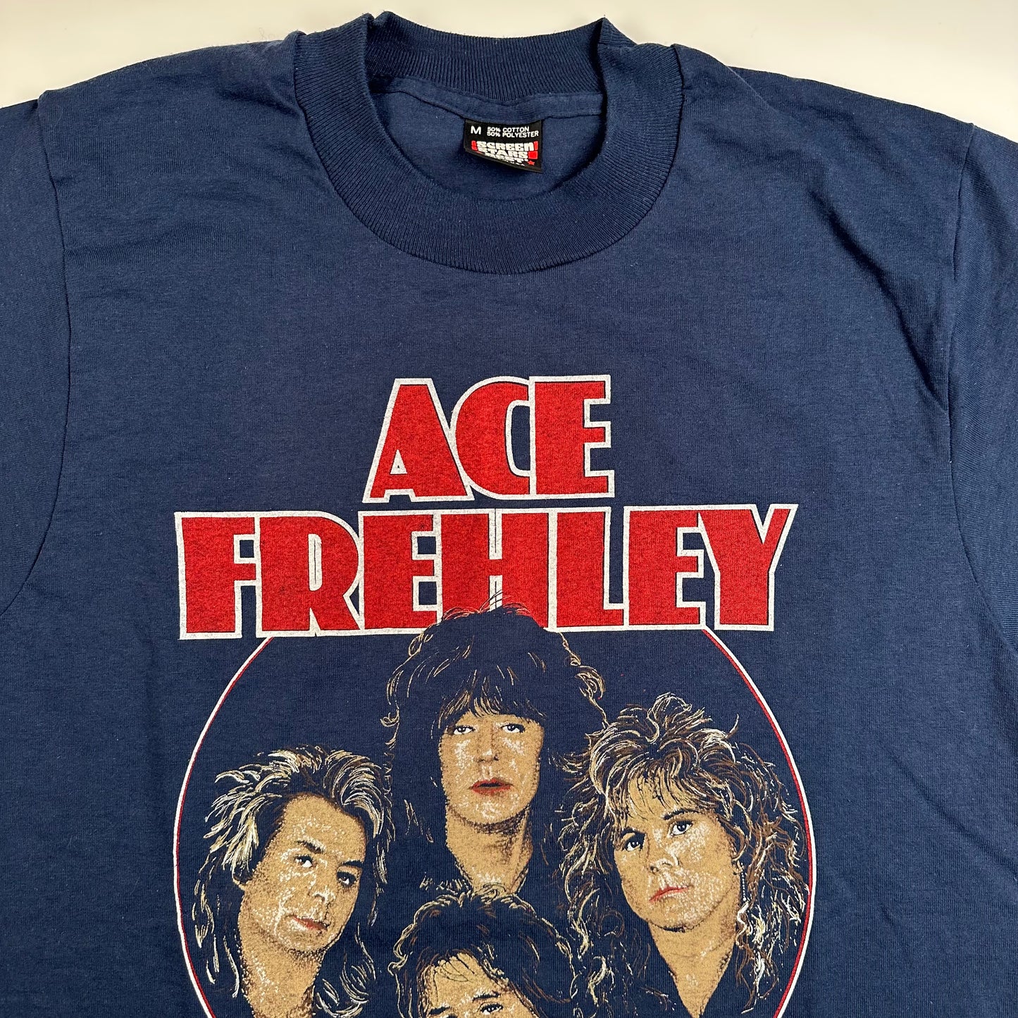 Vintage 80s Ace Frehley Shirt Medium Coment