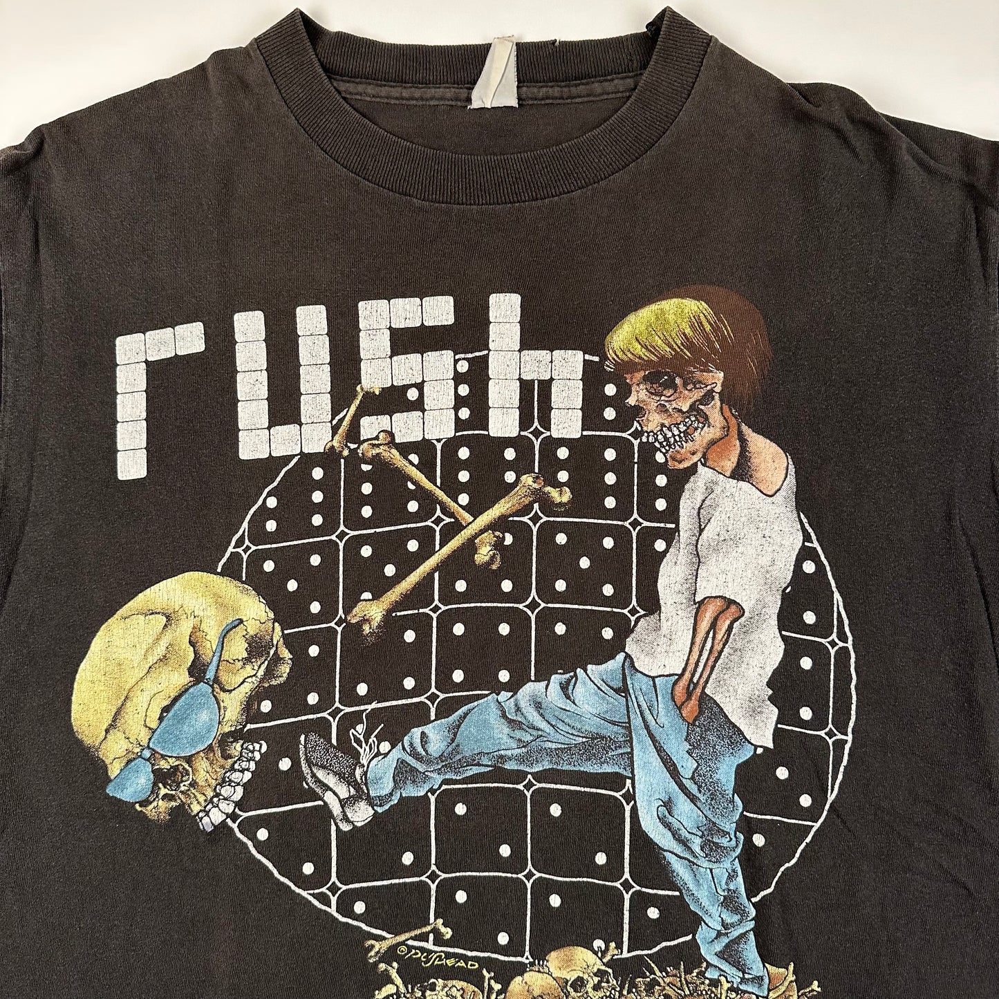 Vintage 1991 Rush Shirt Large Pushead