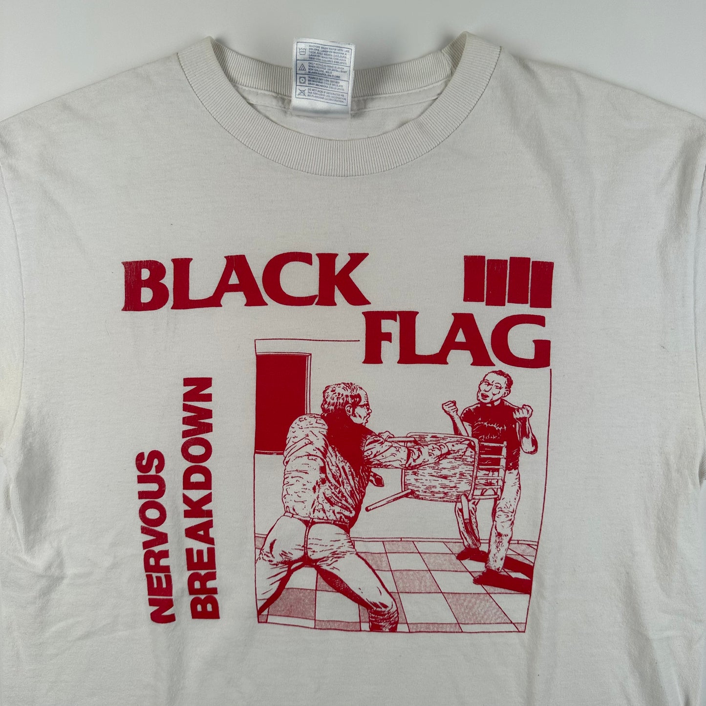 Vintage 2000s Black Flag Shirt Medium Nervous Breakdown