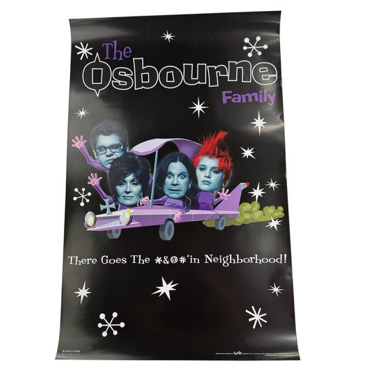 Vintage 2002 The Osbourne Family Poster