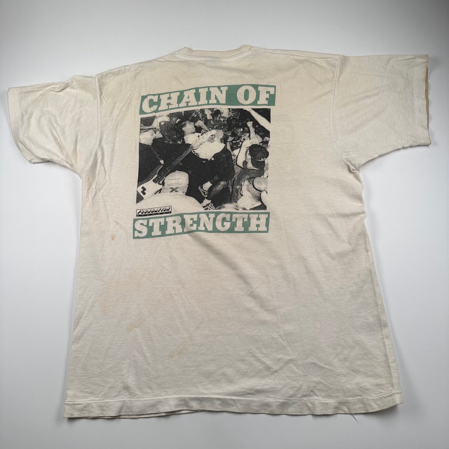 Vintage 90s Chain Of Strength Shirt XL