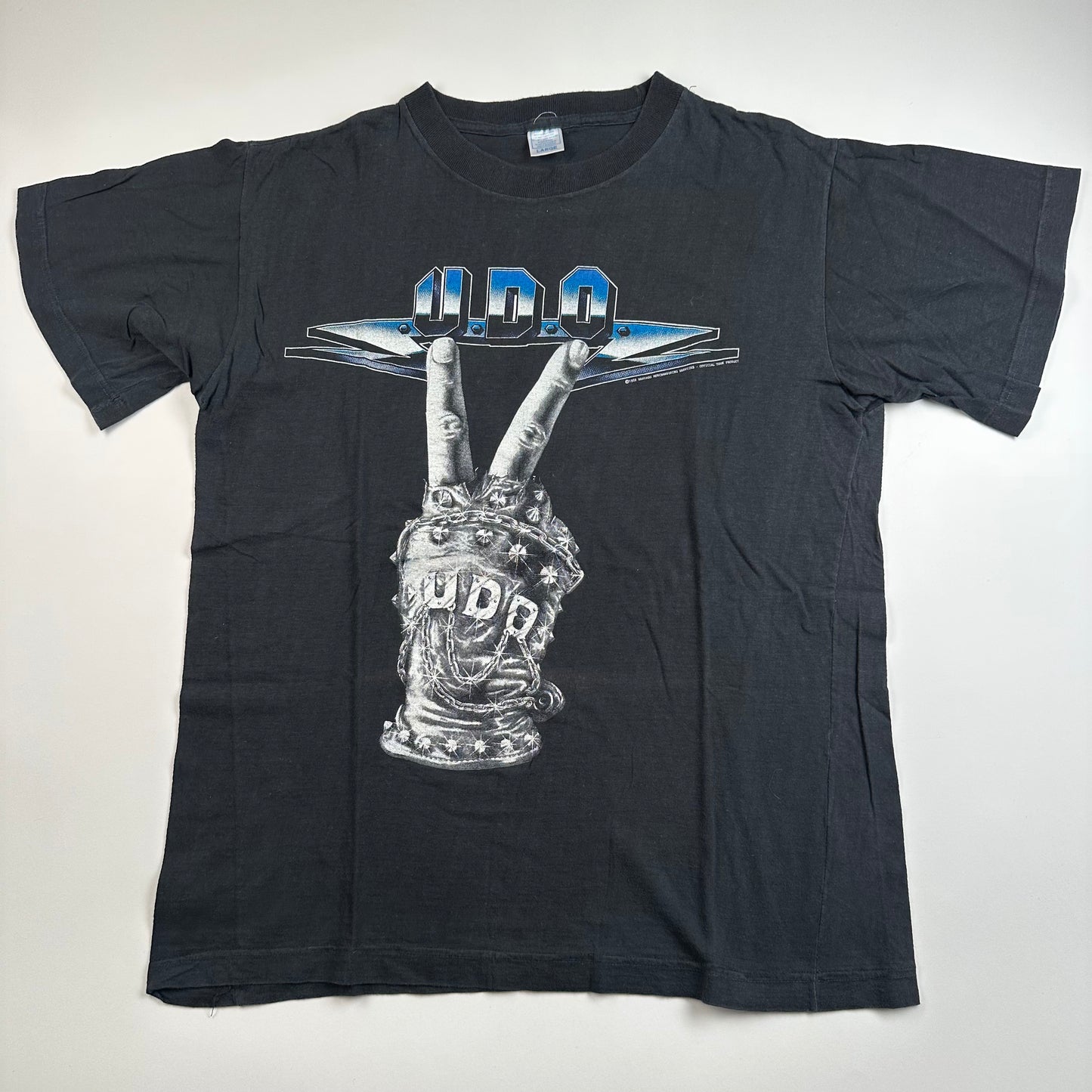 Vintage 1989 U.D.O. Shirt Large Mean Machine