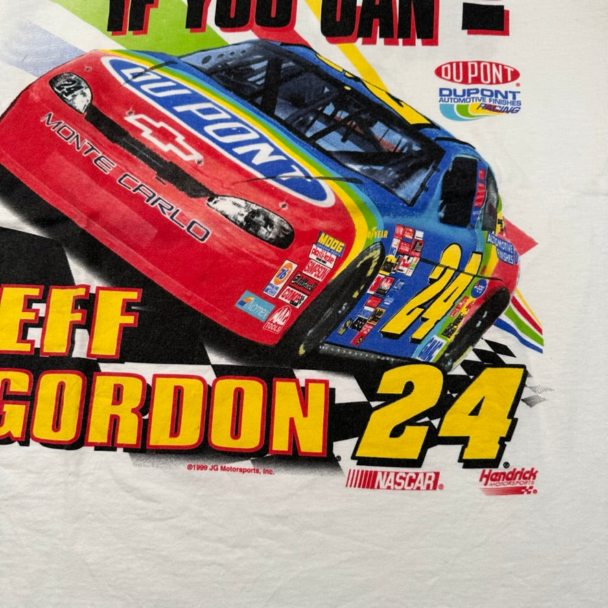 Vintage 1999 Jeff Gordon Shirt Large Catch Him If You Can