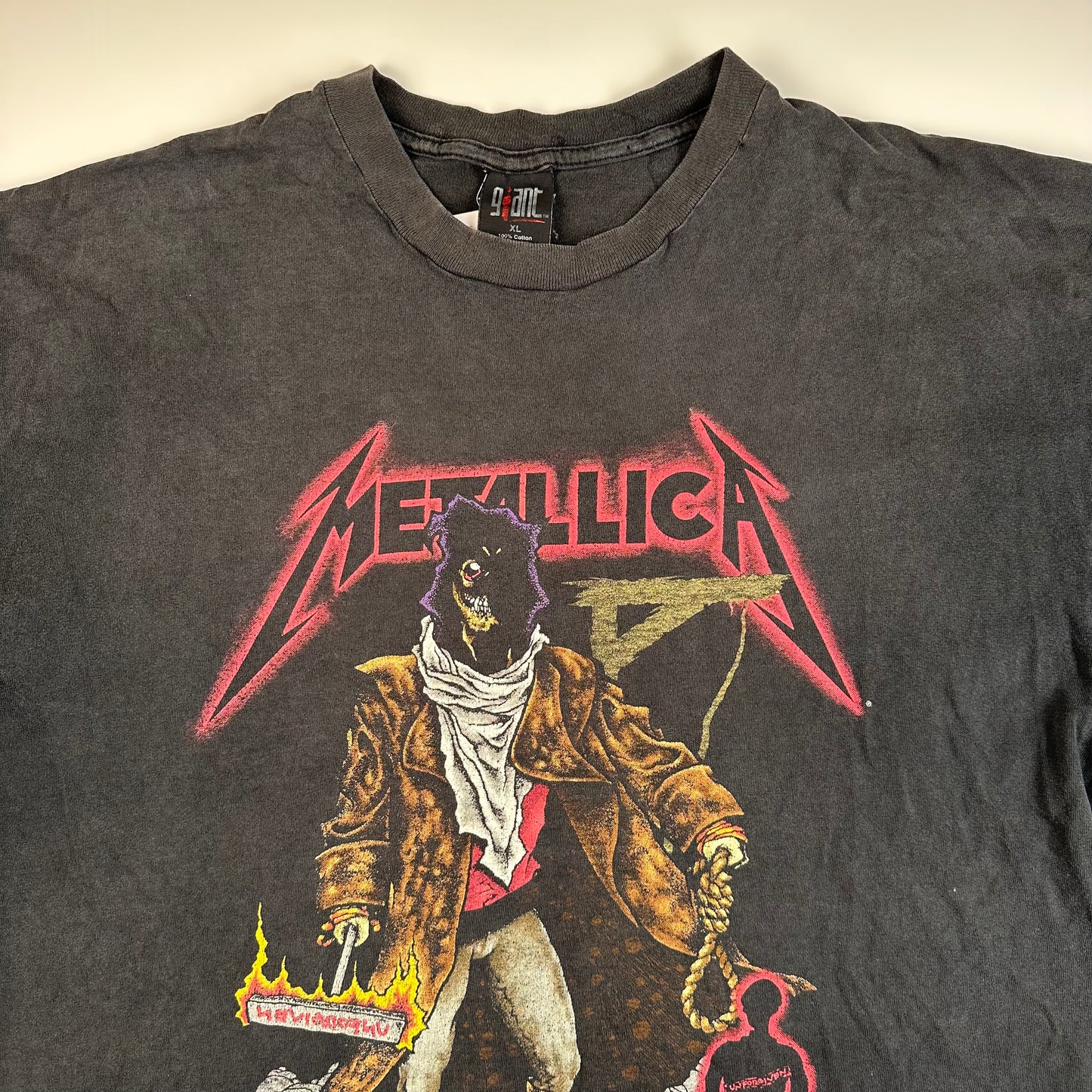 Vintage 90s Metallica Shirt XL So I Dub Thee Unforgiven