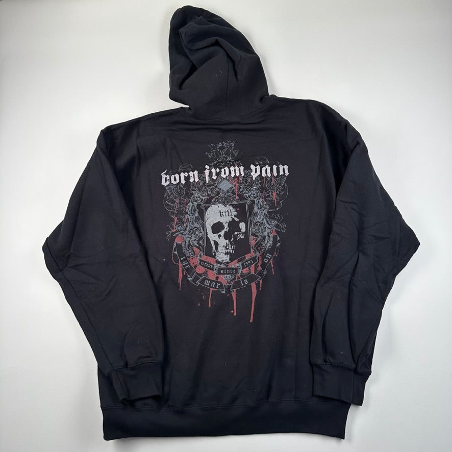 Born from Pain Zip Up Sweatshirt Large