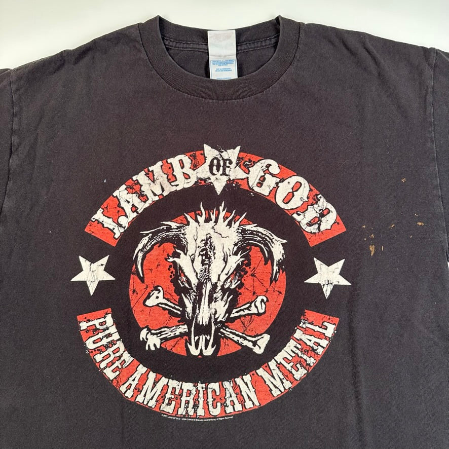 Vintage 2007 Lamb Of God Shirt Large Pure American Metal