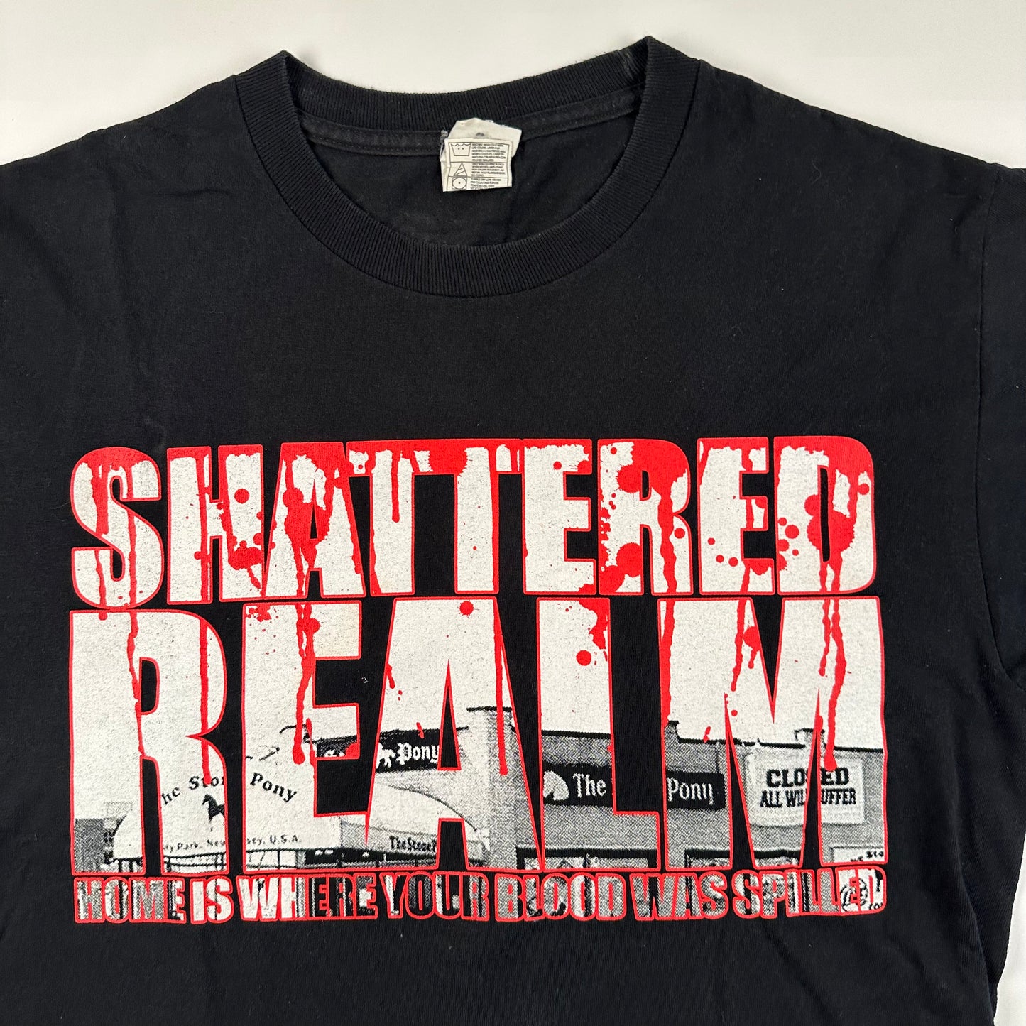 Shattered Realm Shirt Medium Home Is Where Your Blood