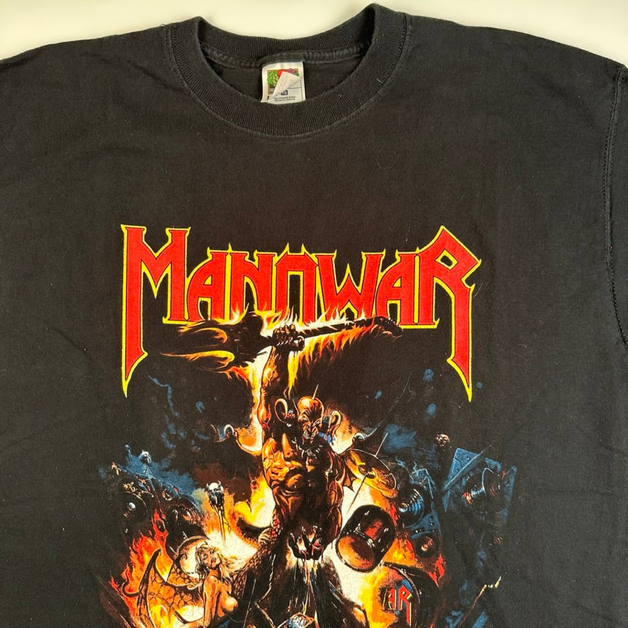 Vintage 2000 Manowar Shirt XL Hell On Stage