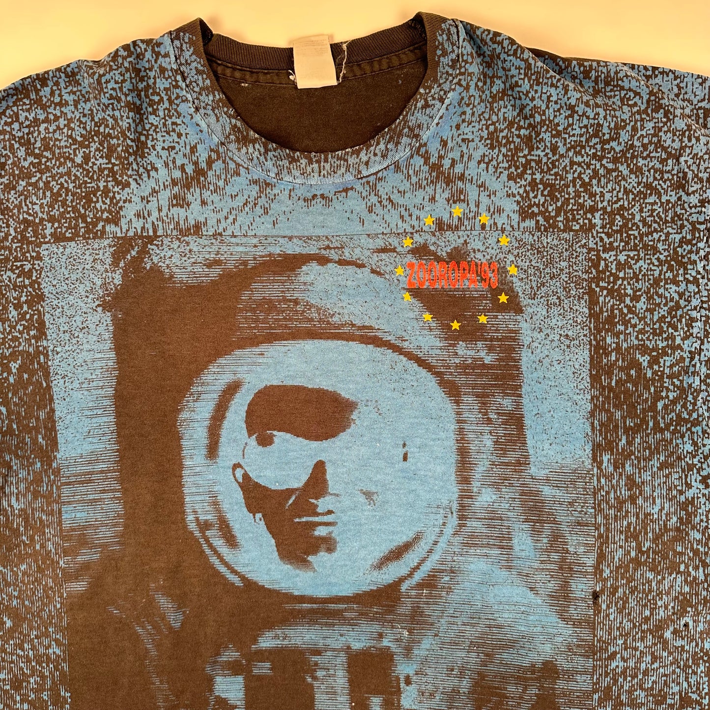 Vintage 1993 U2 Shirt XL Zoo TV All Over Print