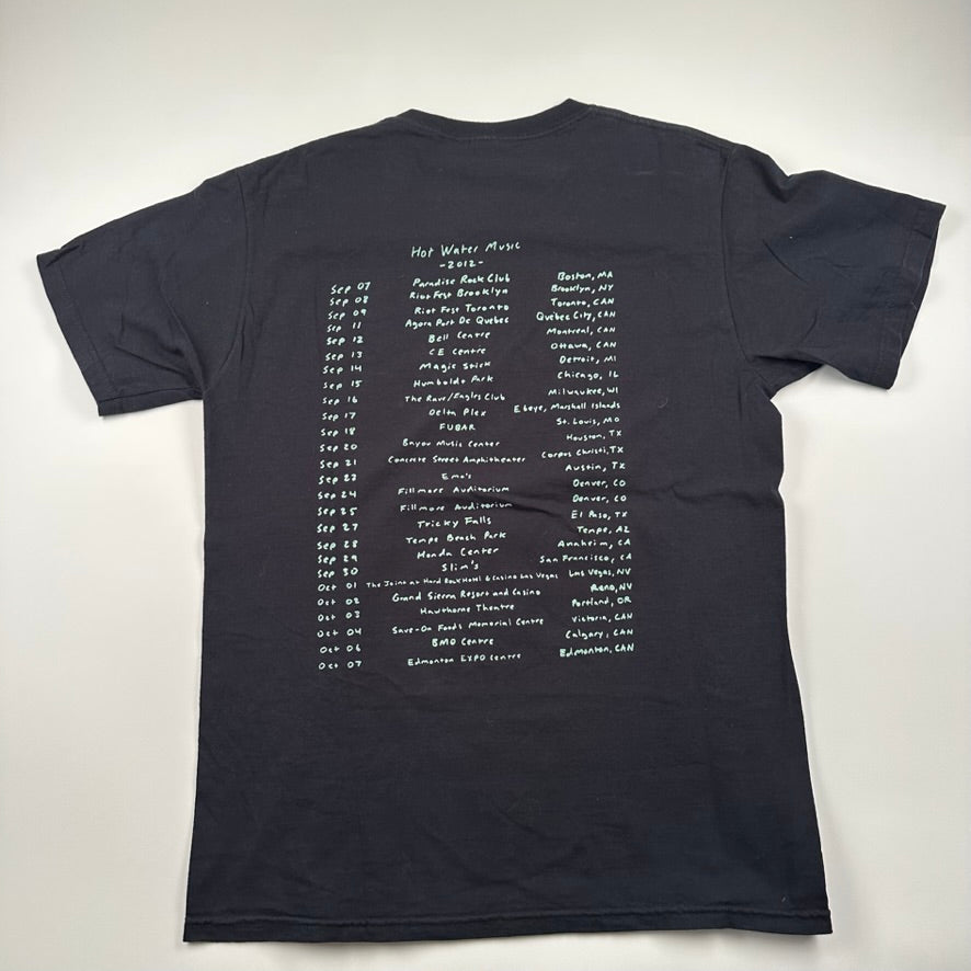 2012 Hot Water Music Shirt Medium