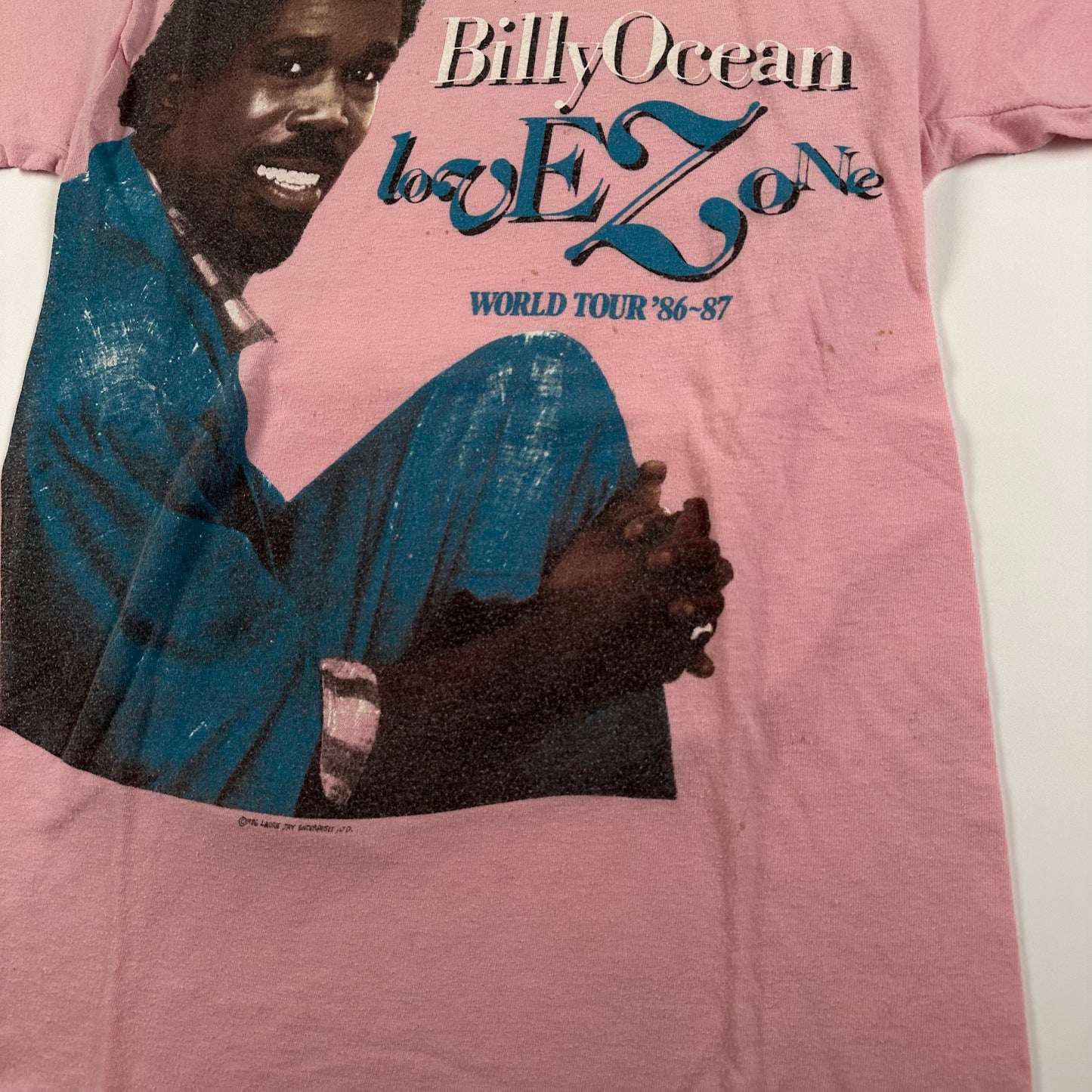 Vintage 1986 Billy Ocean Shirt Small