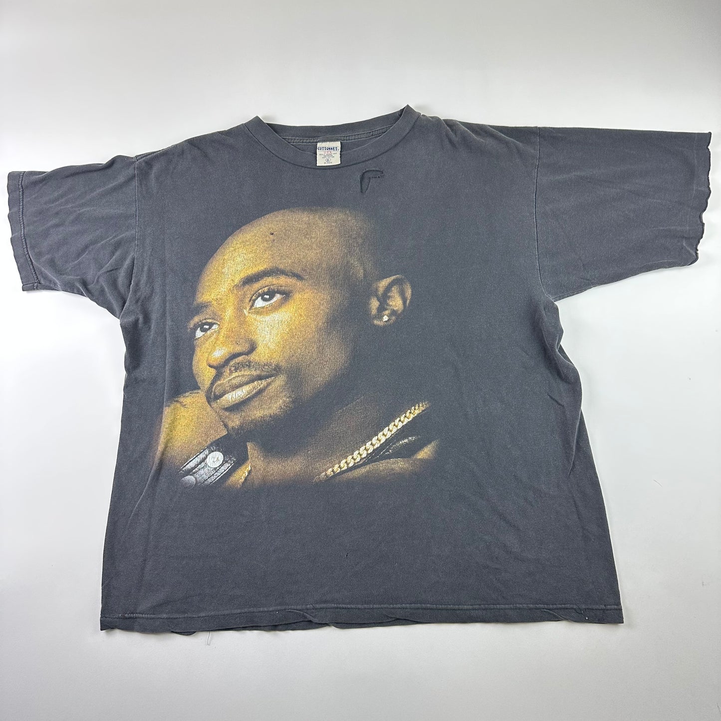 Vintage 90s Tupac Shakur Shirt XL Big Face