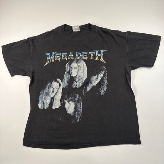 Vintage 1992 Megadeth Shirt XL Countdown To Extinction