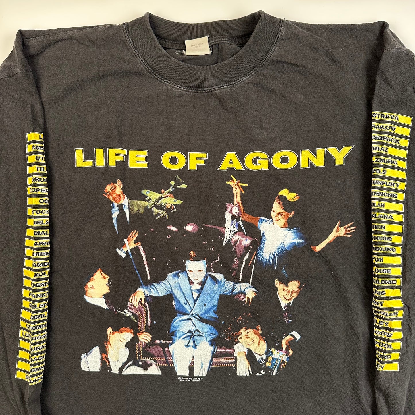 Vintage 1995 Life Of Agony Long Sleeve Shirt XL Ugly Lost At 22