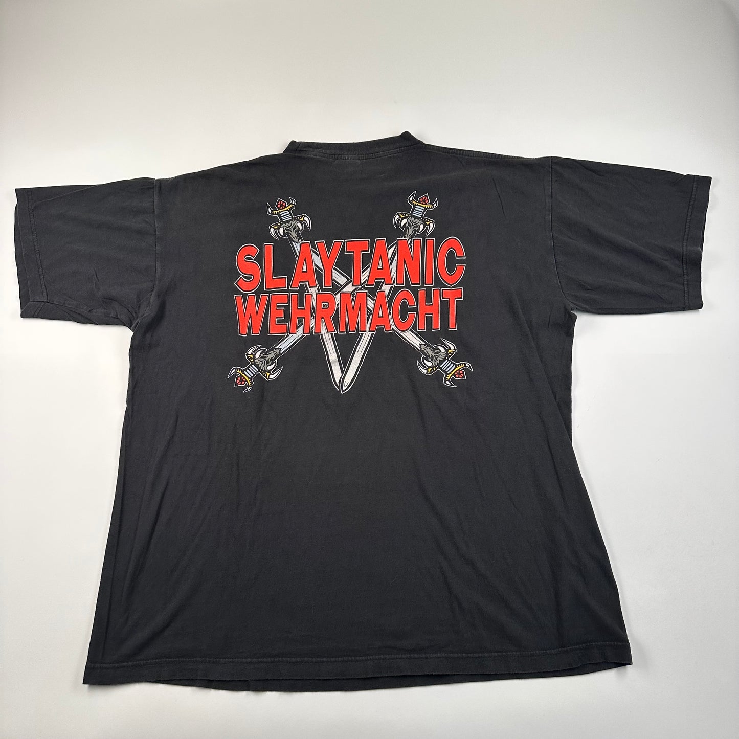 Vintage 80s Slayer Shirt XL Slaytanic