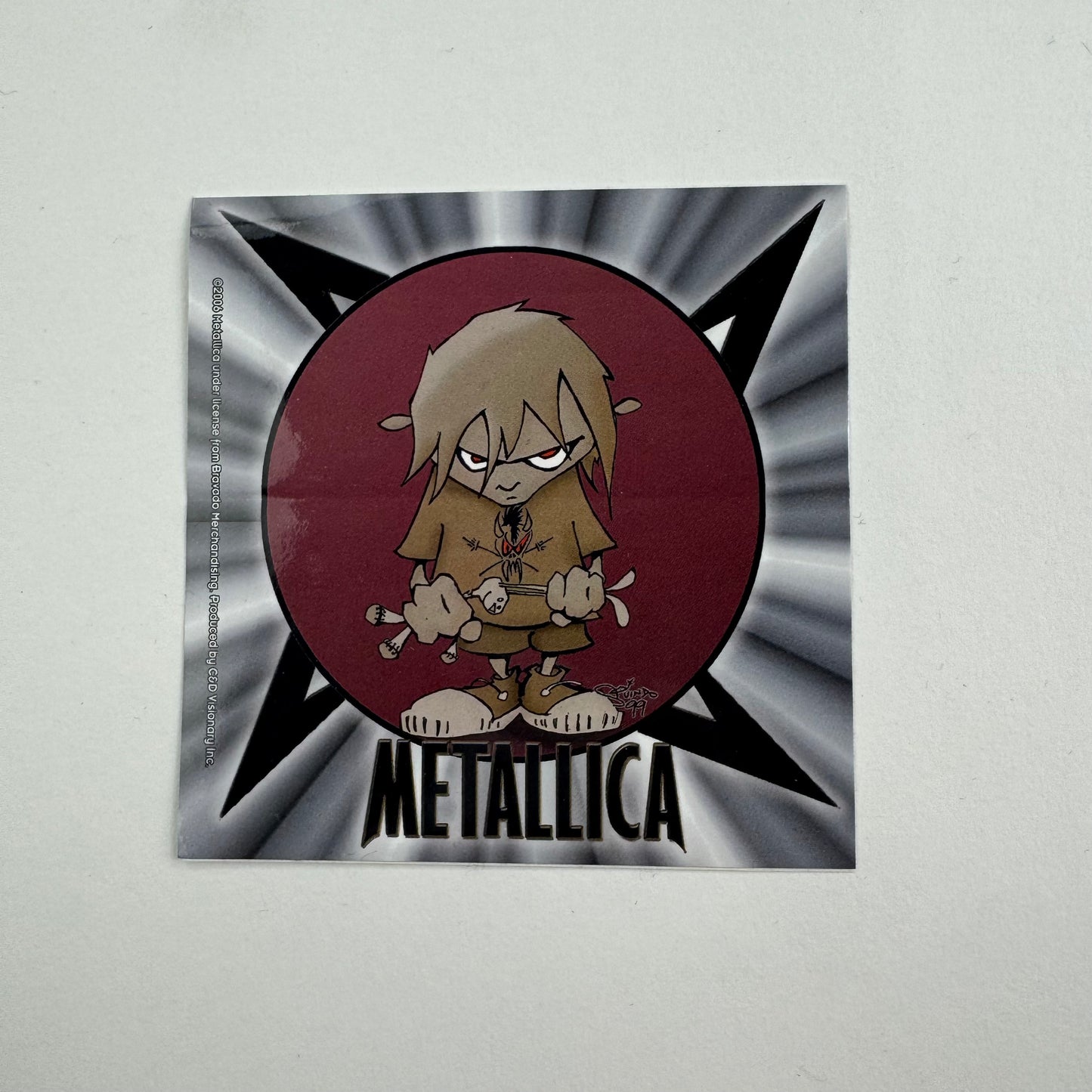 Vintage 2006 Metallica Sticker