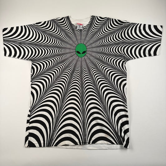 Vintage 90s Alien Shirt XL Hypnosis