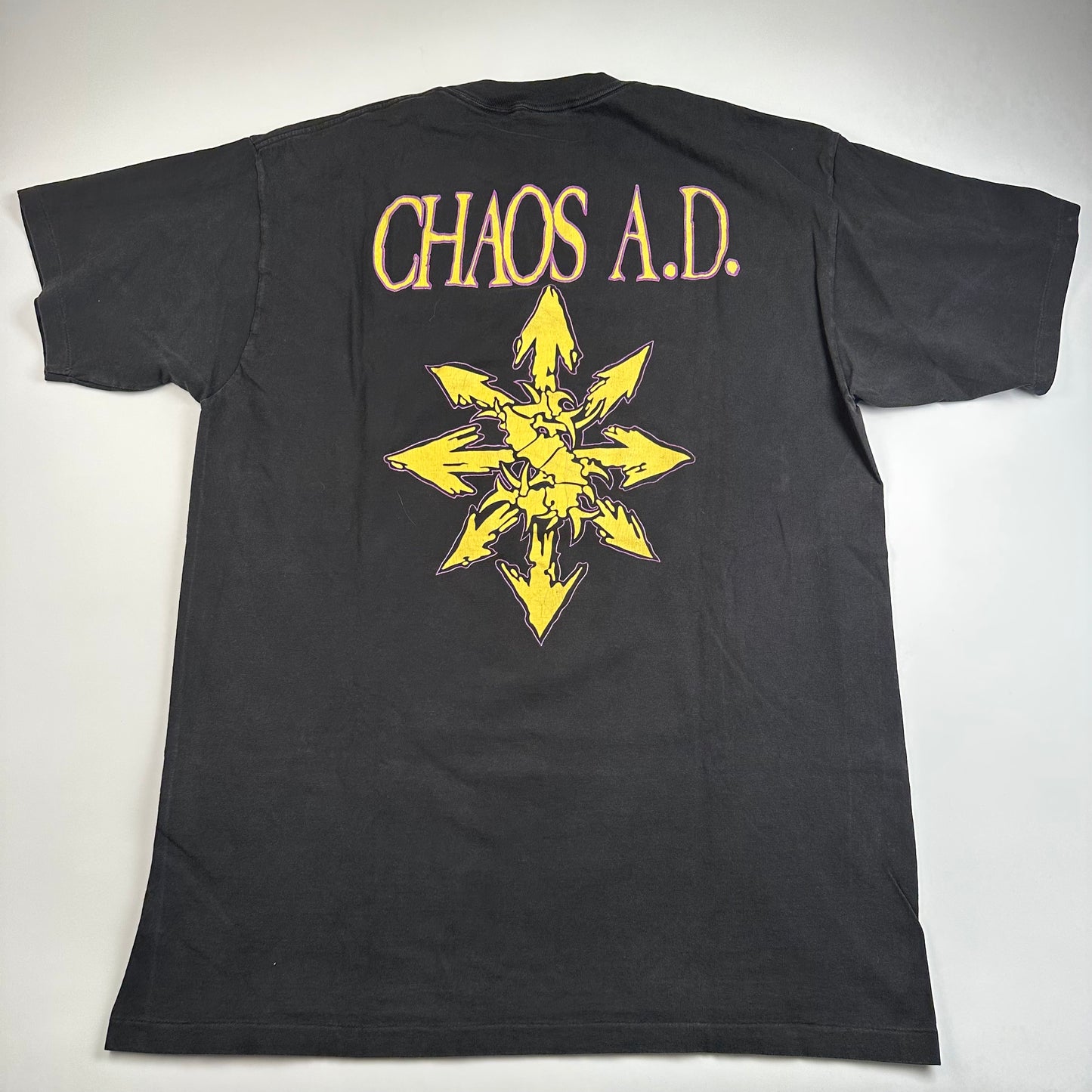 Vintage 1993 Sepultura Shirt XL Chaos A.D.