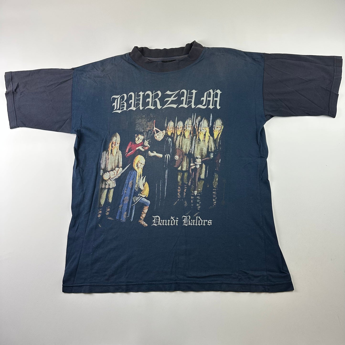 Vintage 1997 Burzum Shirt XL Dauði Baldrs