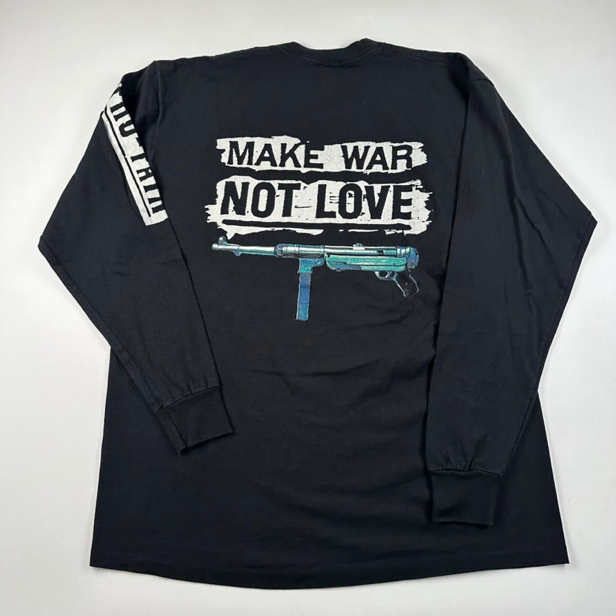 Vintage 1994 Pro-Pain Long Sleeve Shirt XL Make War Not Love