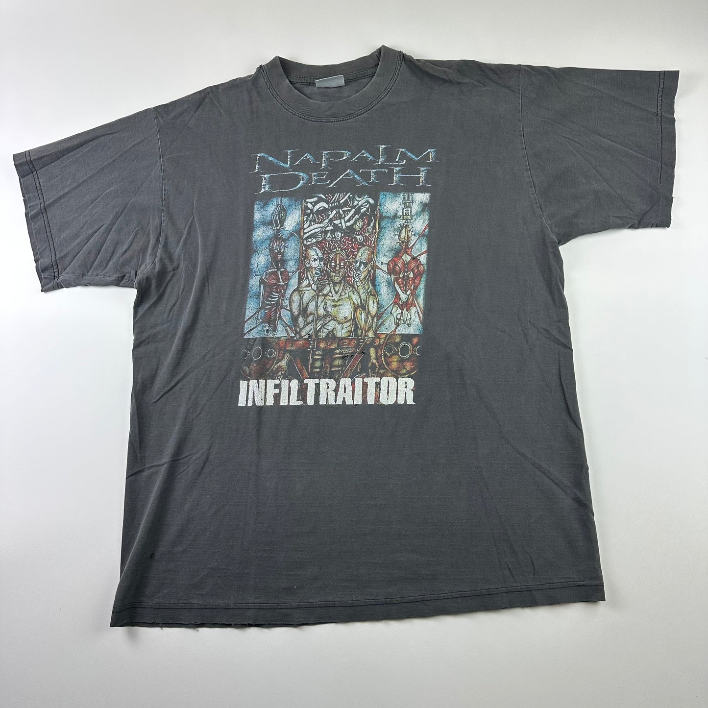 Vintage 1998 Napalm Death Shirt XL Infiltrator