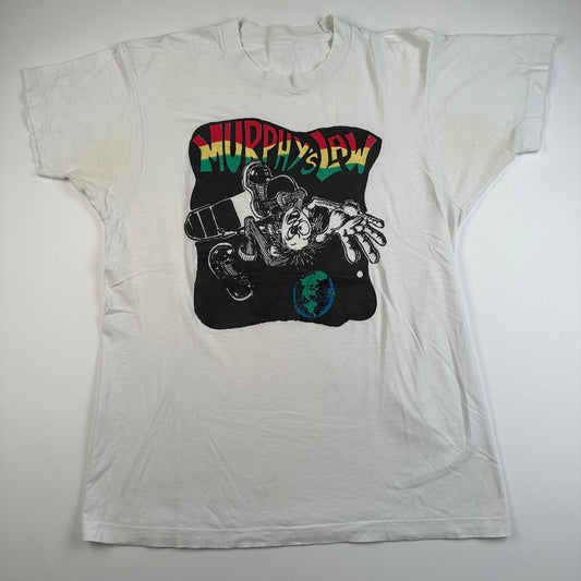 Vintage 80s Murphy's Law Shirt Large