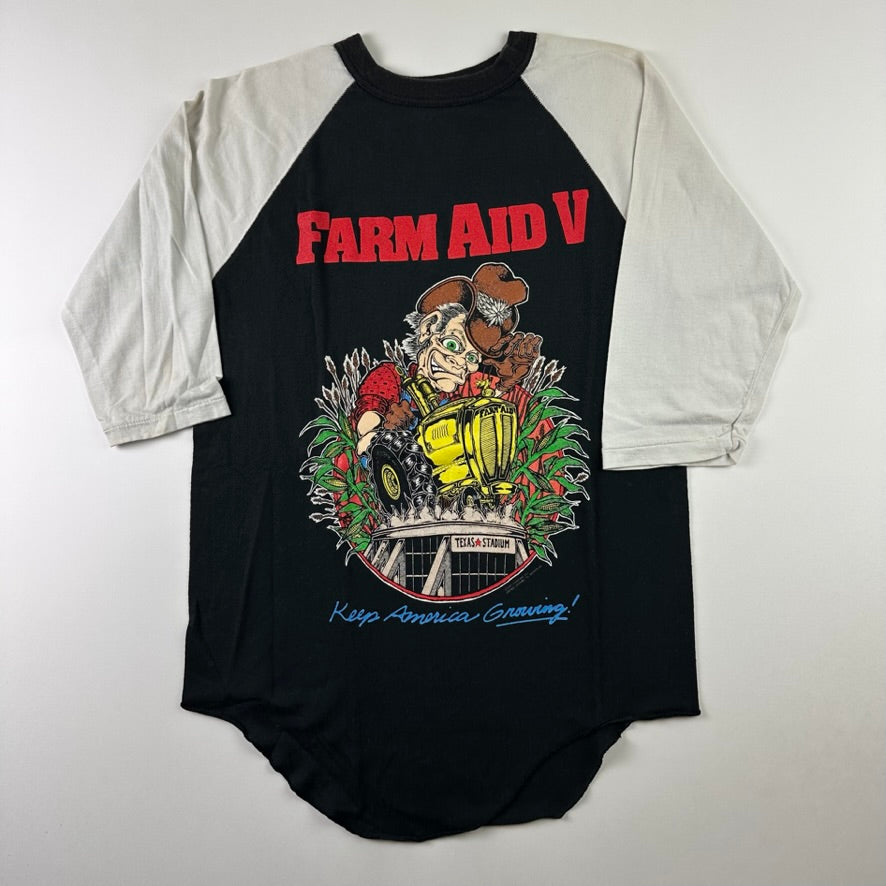 Vintage 1992 Farm Aid V Shirt Large Keep America Growing