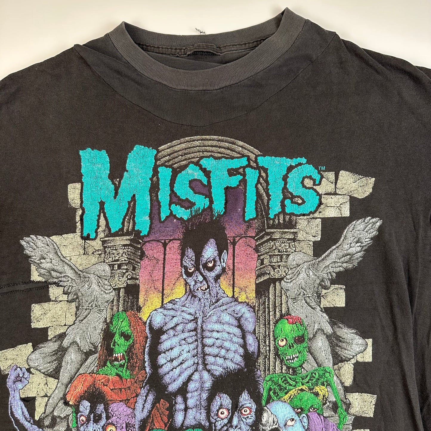 Vintage 90s Misfits Shirt XL Earth AD