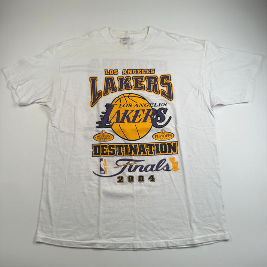 Vintage 2004 Los Angeles Lakers Shirt XL Finals