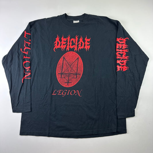 Vintage 90s Deicide Long Sleeve Shirt XL Legion