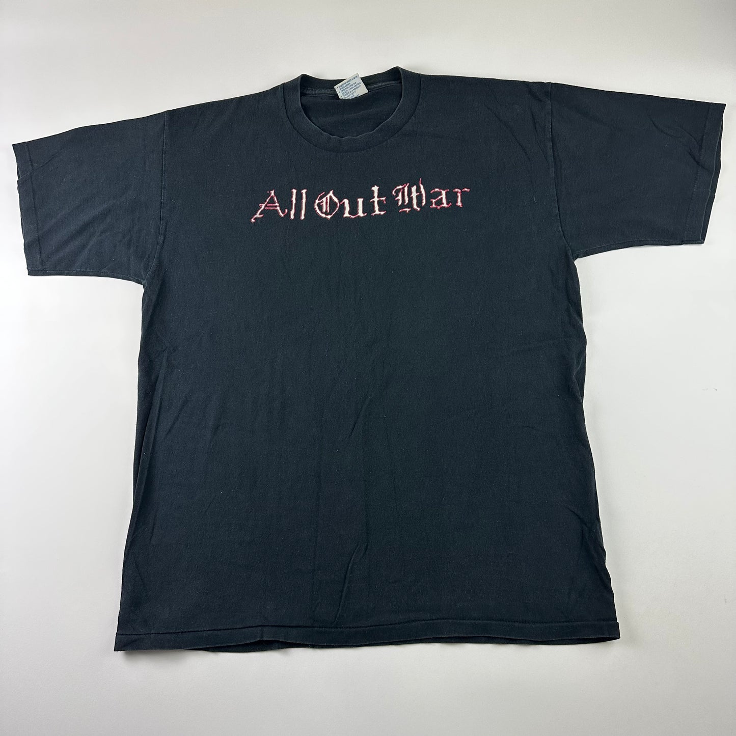 Vintage 90s All Out War Shirt XL