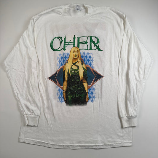 Vintage 2002 Cher Long Sleeve Shirt Large Farewell Tour