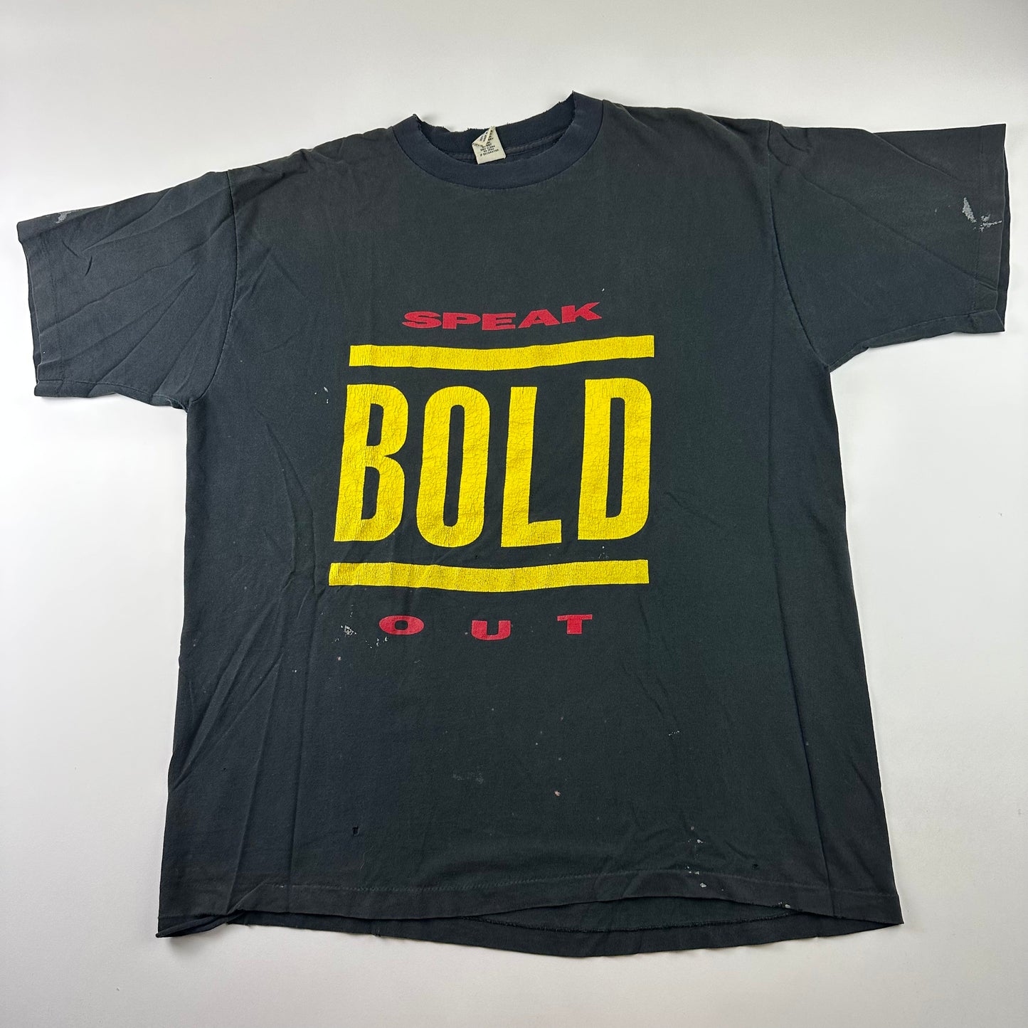 Vintage 90s Bold Shirt XL Speak Out