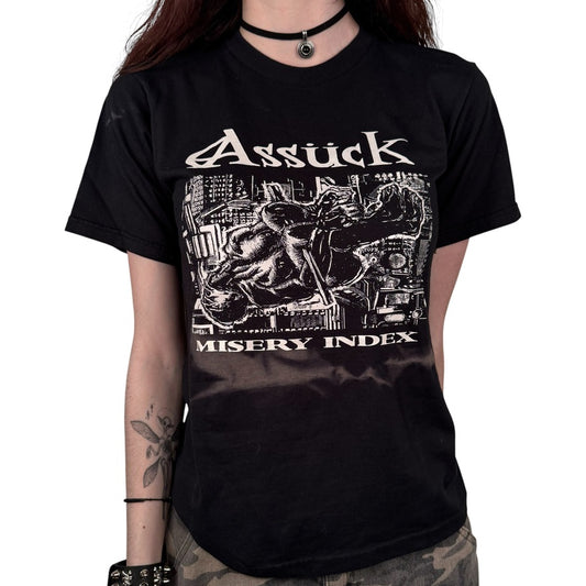 Vintage 2000s Assuck Shirt Small Misery Index
