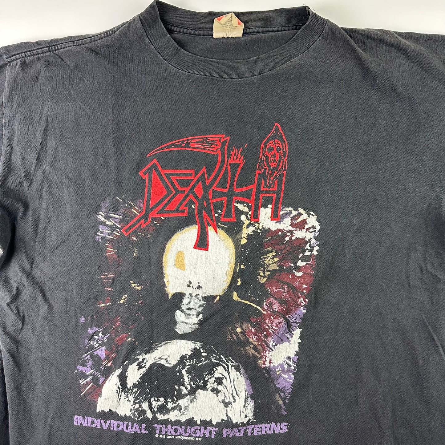 Vintage 1993 Death Shirt XL Individual Thought Patterns