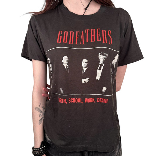 Vintage 1988 Godfathers Shirt Medium Birth School Work