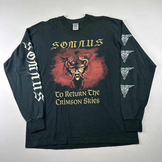 Vintage 1998 Somnus Long Sleeve Shirt XL To Return The Crimson Skies