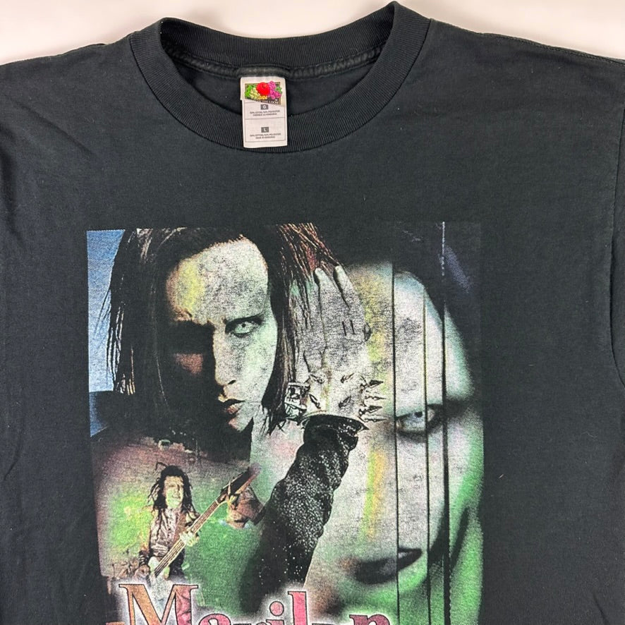 Vintage 90s Marilyn Manson Shirt Large Rap Tee