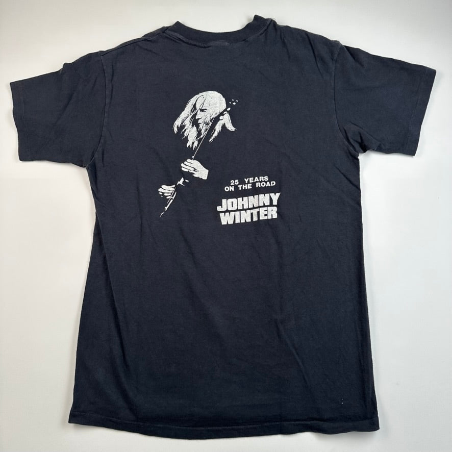 Vintage 80s Johnny Winter Shirt Medium 25 Years