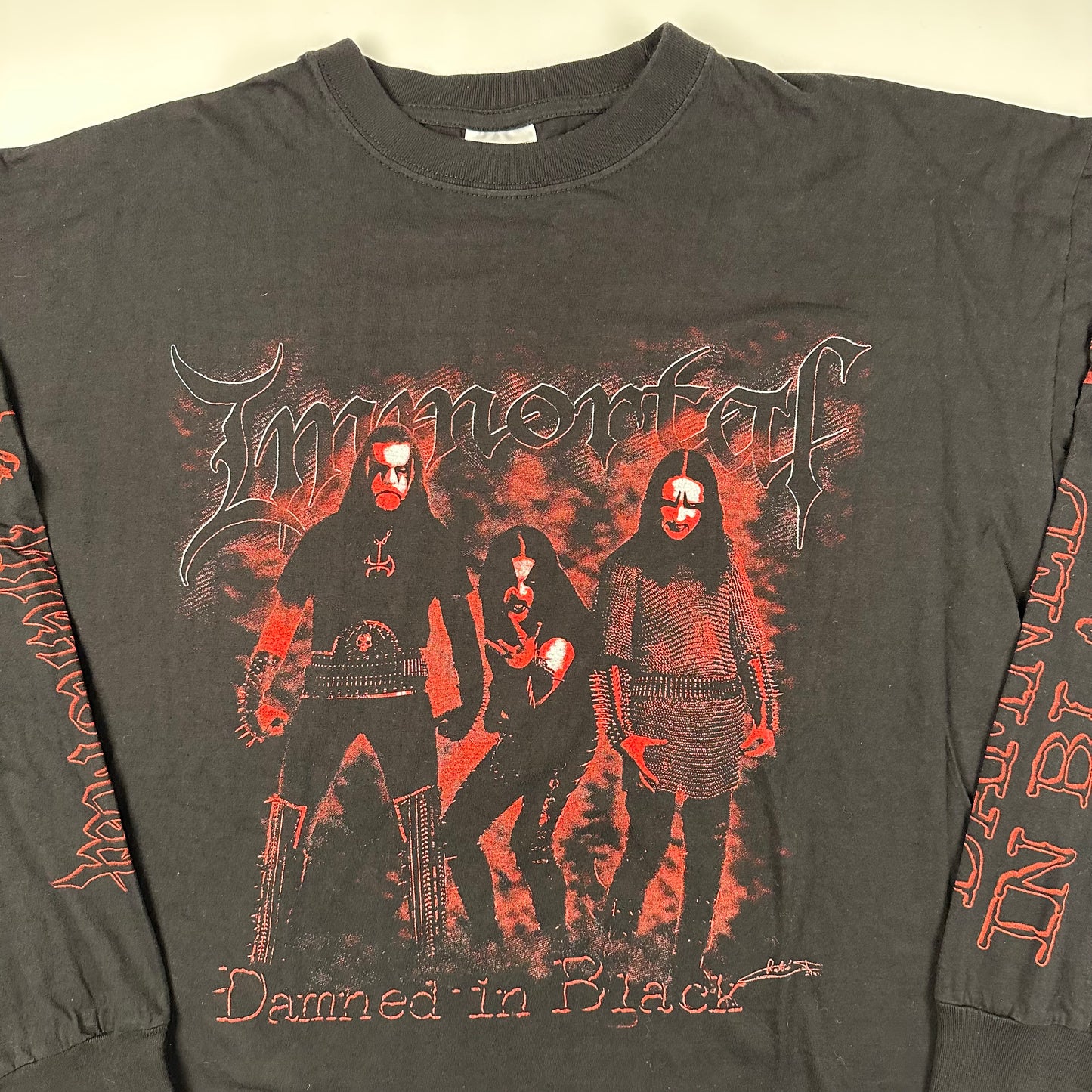 Vintage 2000 Immortal Long Sleeve Shirt XL Hordes Of Evil March