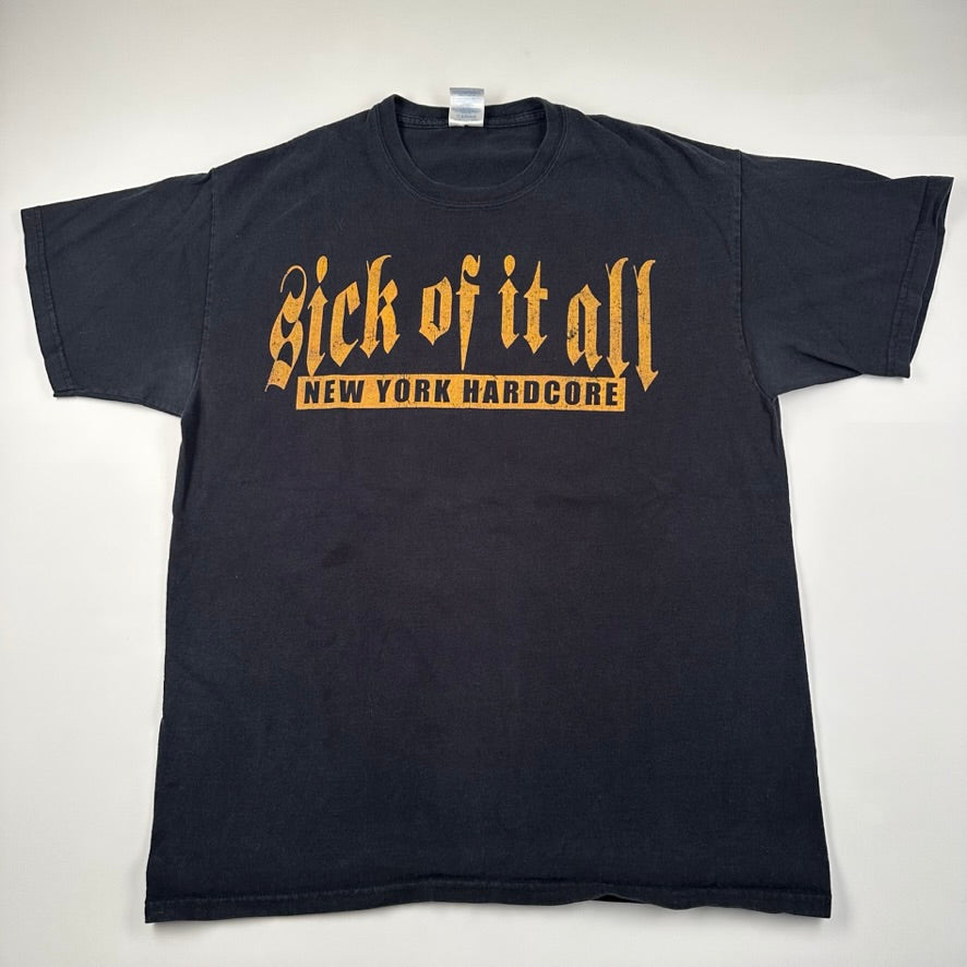 Sick Of It All Shirt Large New York Hardcore