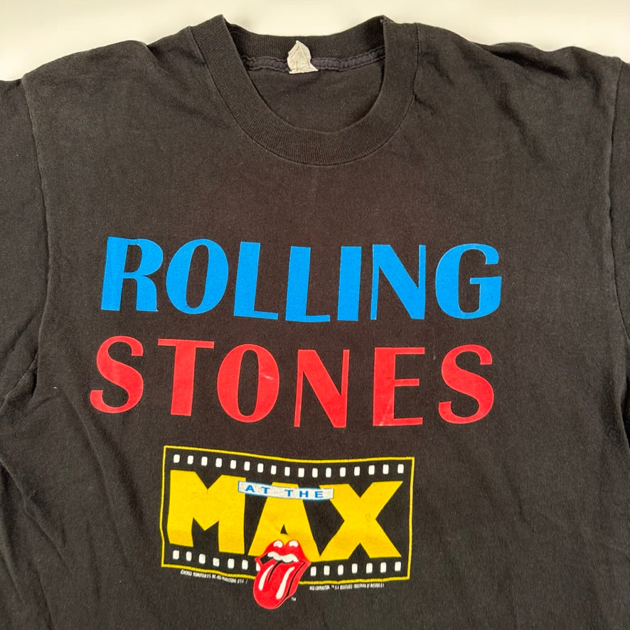 Vintage 1991 Rolling Stones Shirt XL At The Max Larger Than Live