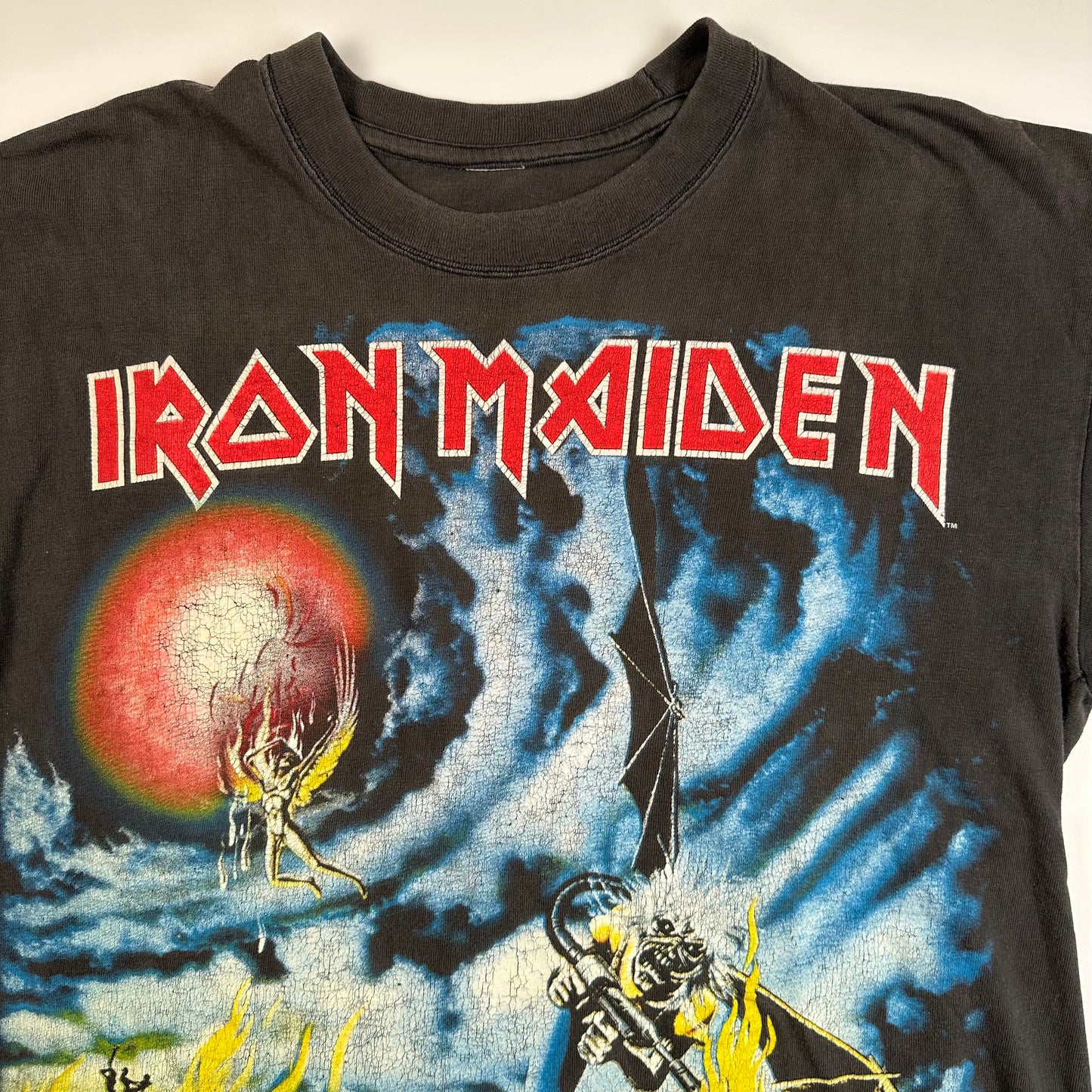 Vintage 90s Iron Maiden Shirt Large Flight Of Icarus