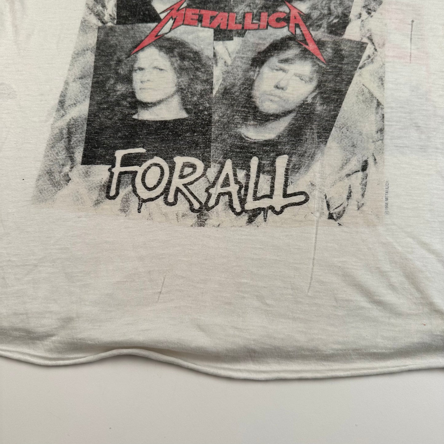 Vintage 1988 Metallica Shirt Medium And Justice For All