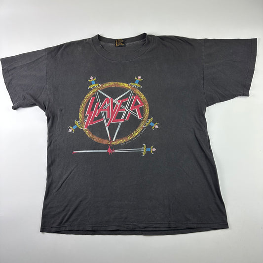 Vintage 1991 Slayer Shirt XL Hell Awaits