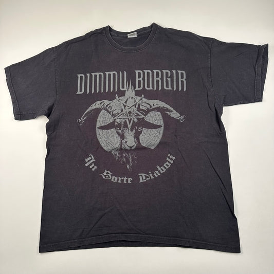 Vintage 2000s Dimmu Borgir Shirt XXL In Sorte Diaboli