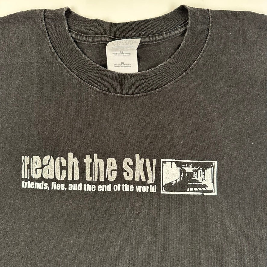 Vintage 90s Reach The Sky Shirt XL Friends, Lies, And The End Of The World