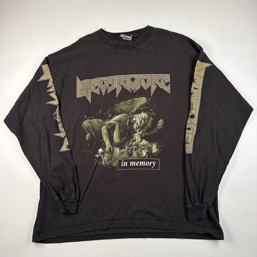 Vintage 1997 Nevermore Long Sleeve Shirt XL In Memory